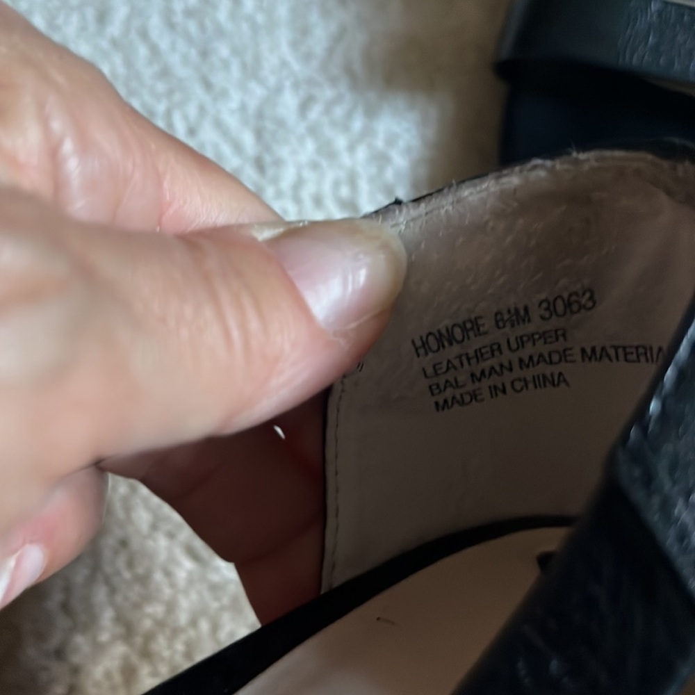 Chinese Laundry black sandals sz 6.5 - Picture 4 of 5